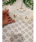 بلیز تک دخترانه یقه ب ب سایز 40تا55 پنبه دورس